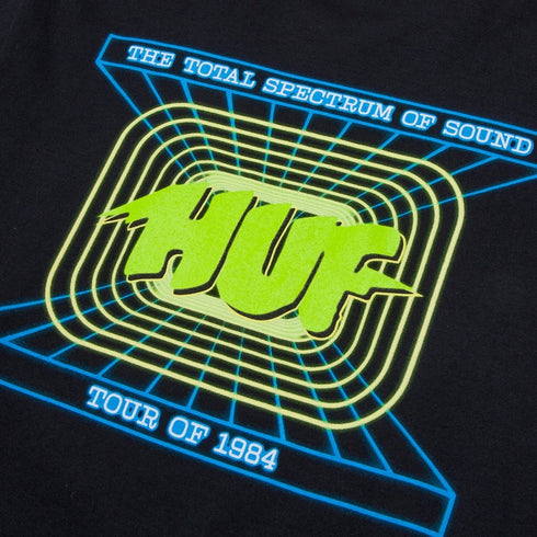 Huf Total Spectrum T-Shirt Manches Longues - Black - Streetart.fr